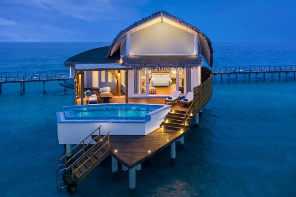 Overwater Pool Villa Sunset