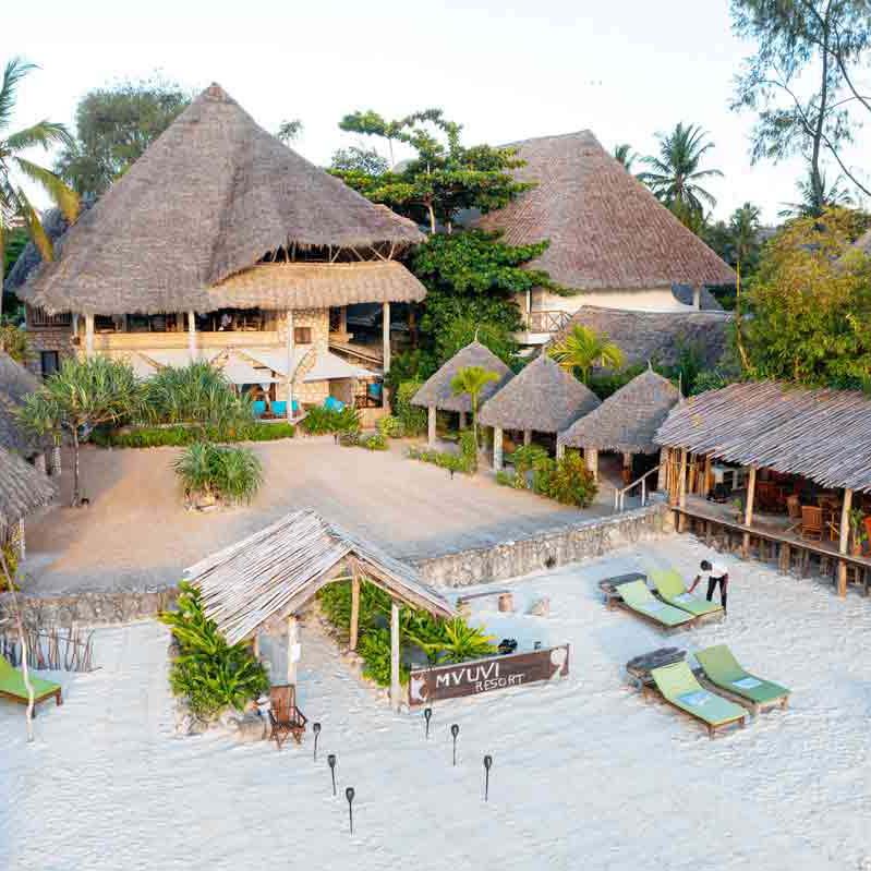 boutique resort private pool villa Mvuvi Boutique Resort